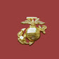 MARINE CORPS EGA OVERSIZED WALL MEDALLION PLAQUE AUTO GRILL EMBLEM 6" X 5.75"