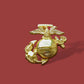 MARINE CORPS EGA OVERSIZED WALL MEDALLION PLAQUE AUTO GRILL EMBLEM 6" X 5.75"