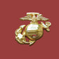MARINE CORPS EGA OVERSIZED WALL MEDALLION PLAQUE AUTO GRILL EMBLEM 6" X 5.75"