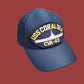 USS CORAL SEA CVA - 43 NAVY SHIP HAT OFFICIAL MILITARY BALL CAP U.S.A MADE