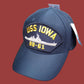 USS IOWA BB-61 U.S NAVY SHIP HAT U.S OFFICIAL MILITARY BALL CAP U.S.A MADE
