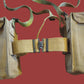 BRITISH WWII P-37 WEB GEAR BELT SUSPENDERS AMMUNITION POUCHES 1953 ORIGINAL