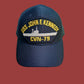 JOHN F KENNEDY CVN-79 NAVY SHIP HAT OFFICIAL U.S MILITARY BALL CAP USA MADE