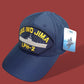 IWO JIMA LPH-2 NAVY SHIP HAT U.S MILITARY OFFICIAL BALL CAP U.S.A MADE EAGLE CREST