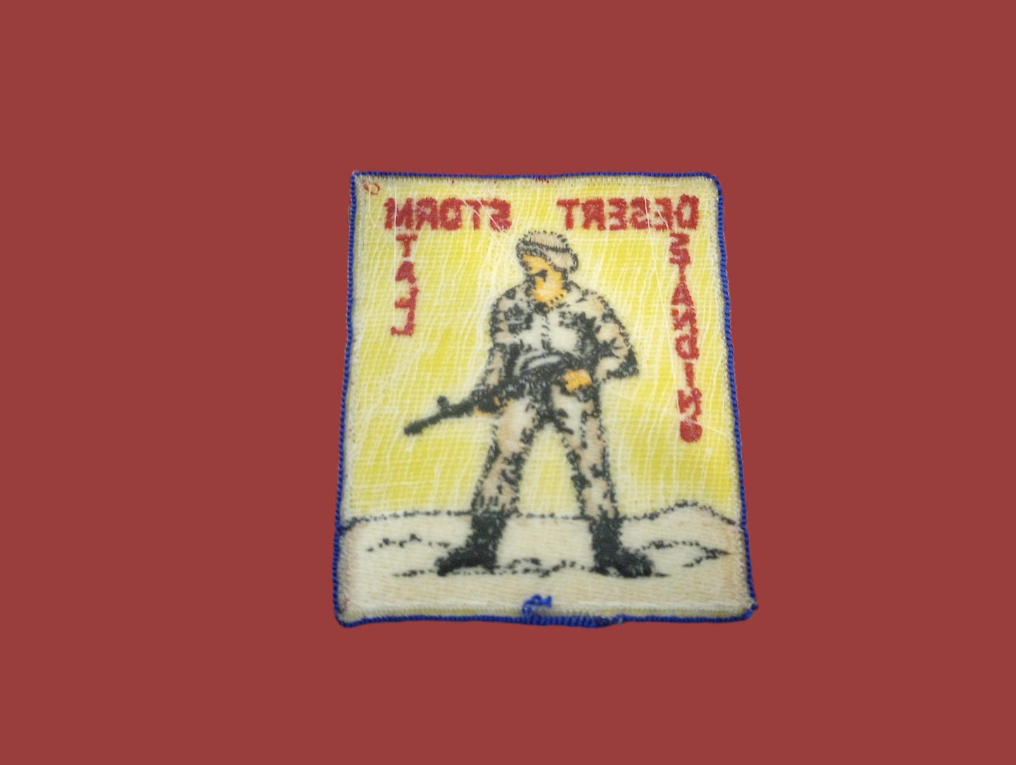 OPERATION DESERT STORM SHOULDER PATCH STANDING TALL U.S ARMY
