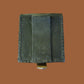 ORIGINAL WWII ITALIAN MILITARY BLACK LEATHER CARCANO AMMO 2 CLIP POUCH