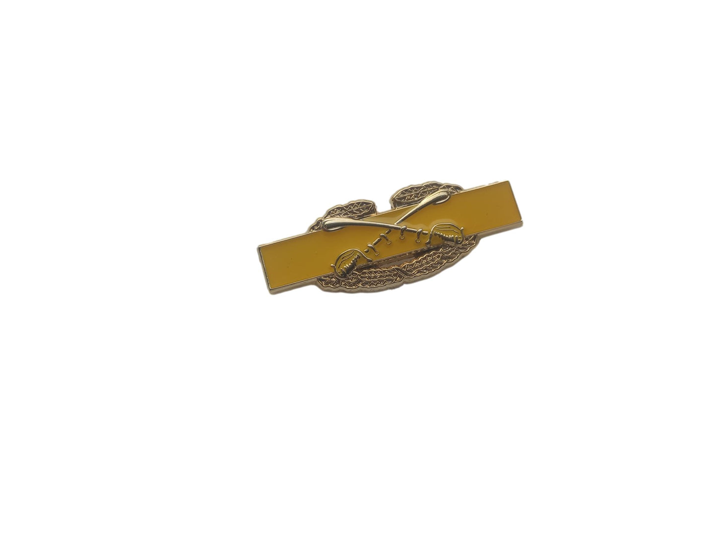 U.S MILITARY ARMY COMBAT CAVALRY BADGE HAT LAPEL PIN MINIATURE SIZE 1 3/4" INCH