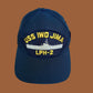 USS IWO JIMA LPH-2 NAVY SHIP HAT U.S MILITARY OFFICIAL BALL CAP U.S.A MADE