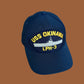 USS OKINAWA LPH-3 NAVY SHIP HAT U.S MILITARY OFFICIAL BALL CAP U.S.A MADE