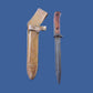 Original Czech Army Model VZ58 Bayonet With Leather Sheath Czech Military Knife