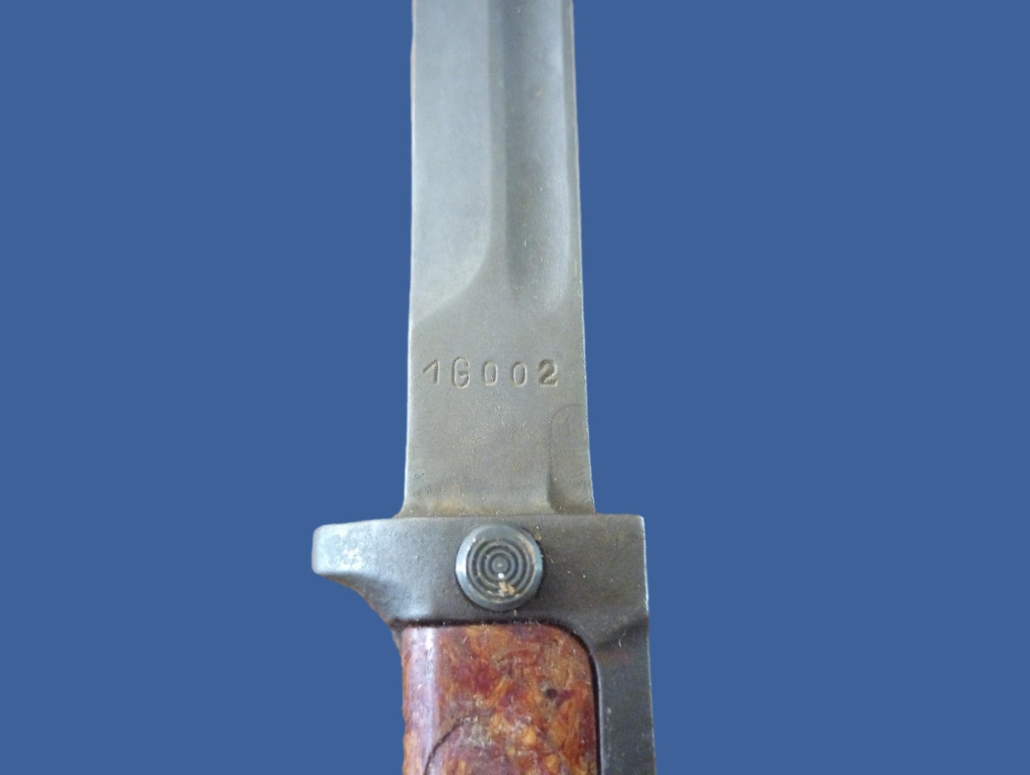 Original Czech Army Model VZ58 Bayonet With Leather Sheath Czech Military Knife