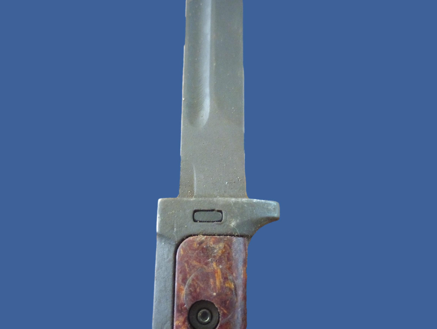 Original Czech Army Model VZ58 Bayonet With Leather Sheath Czech Military Knife
