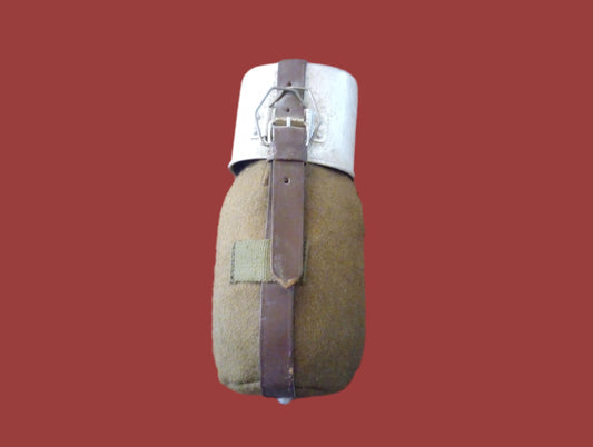 Romanian Army Military Canteen With Cup & Cover 32 ounce Genuine Water Bottle