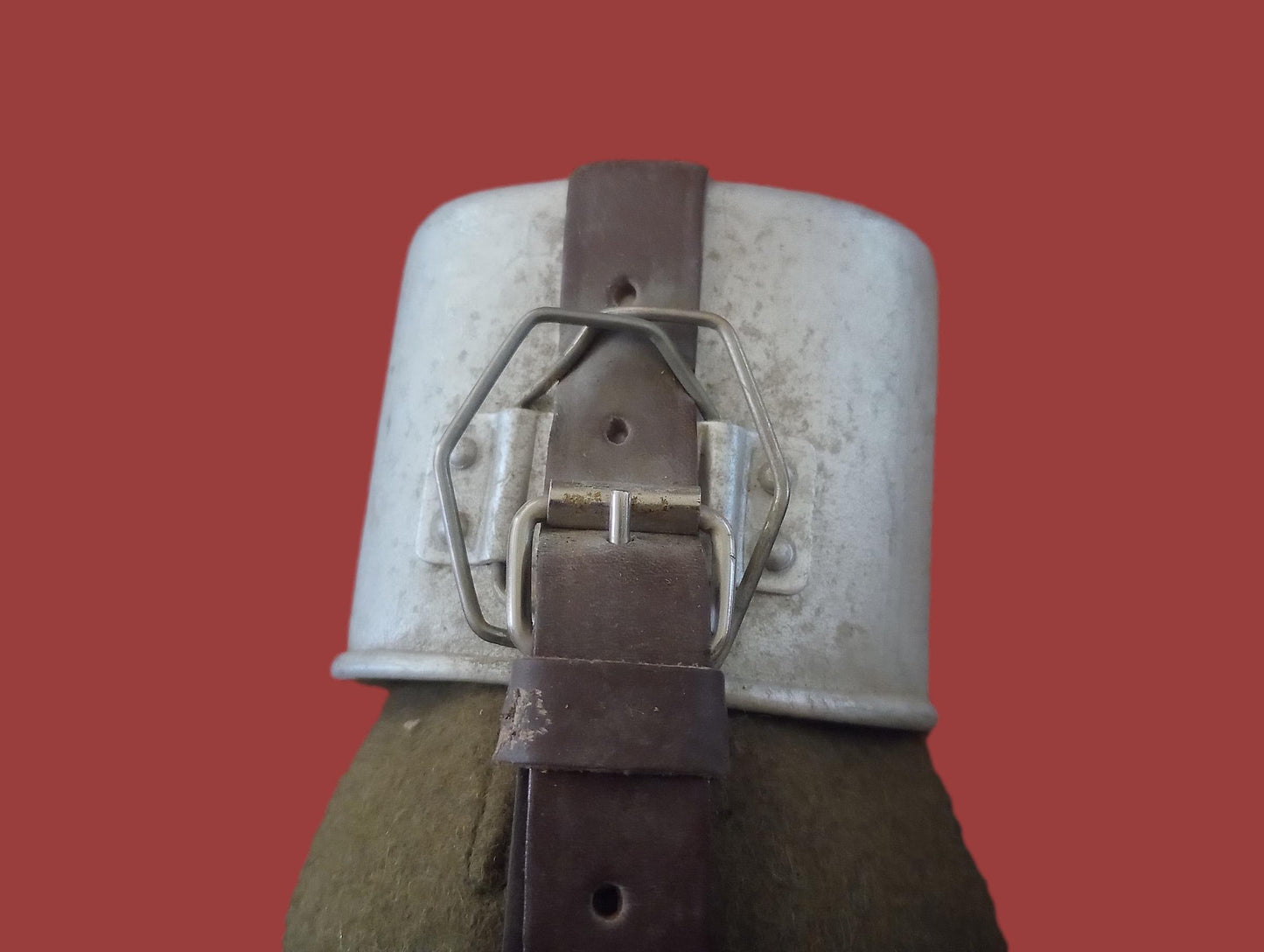 Romanian Army Military Canteen With Cup & Cover 32 ounce Genuine Water Bottle