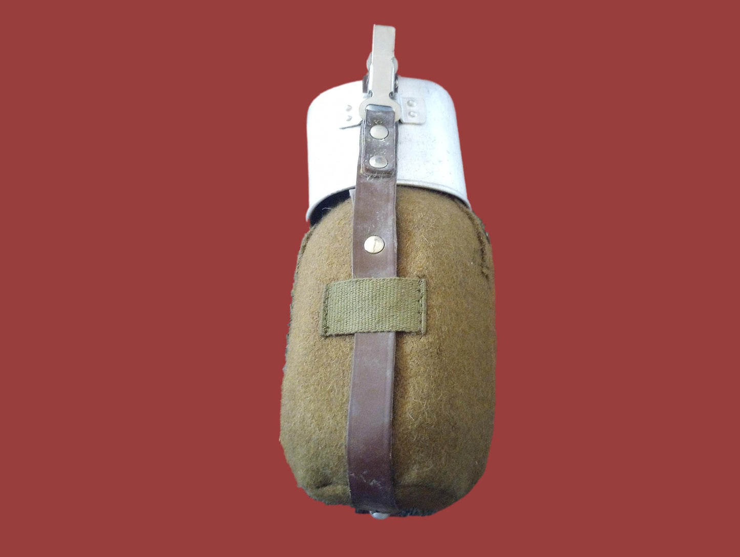 Romanian Army Military Canteen With Cup & Cover 32 ounce Genuine Water Bottle