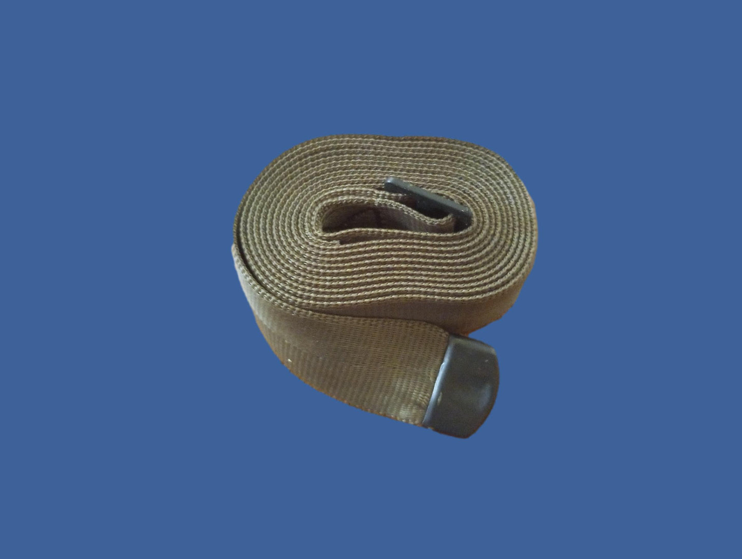 MILITARY ISSUE TIE DOWN NYLON CARGO STRAP 84" X 1.25" WIDE METAL HARDWARE NEW