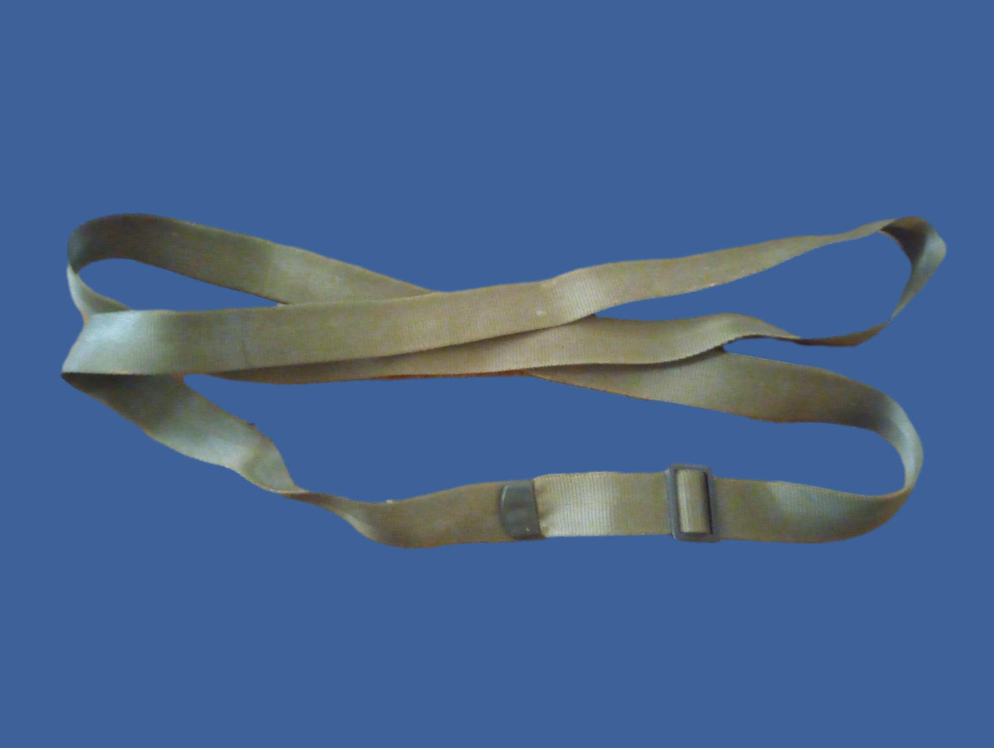 MILITARY ISSUE TIE DOWN NYLON CARGO STRAP 84" X 1.25" WIDE METAL HARDWARE NEW