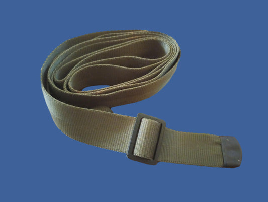 MILITARY ISSUE TIE DOWN NYLON CARGO STRAP 84" X 1.25" WIDE METAL HARDWARE NEW