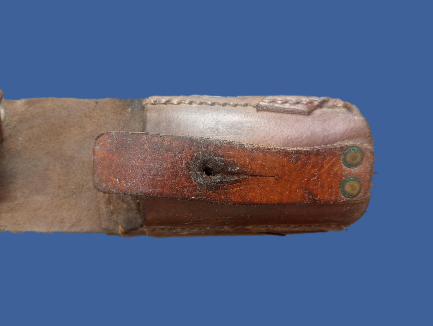 SWEDISH MILITARY M96 MAUSER  BAYONET FROG LEATHER ORIGINAL