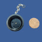 WWII U.S MILITARY CANTEEN BAKELITE CAP LID WITH CHAIN & CORK 1943  ALL ORIGINAL