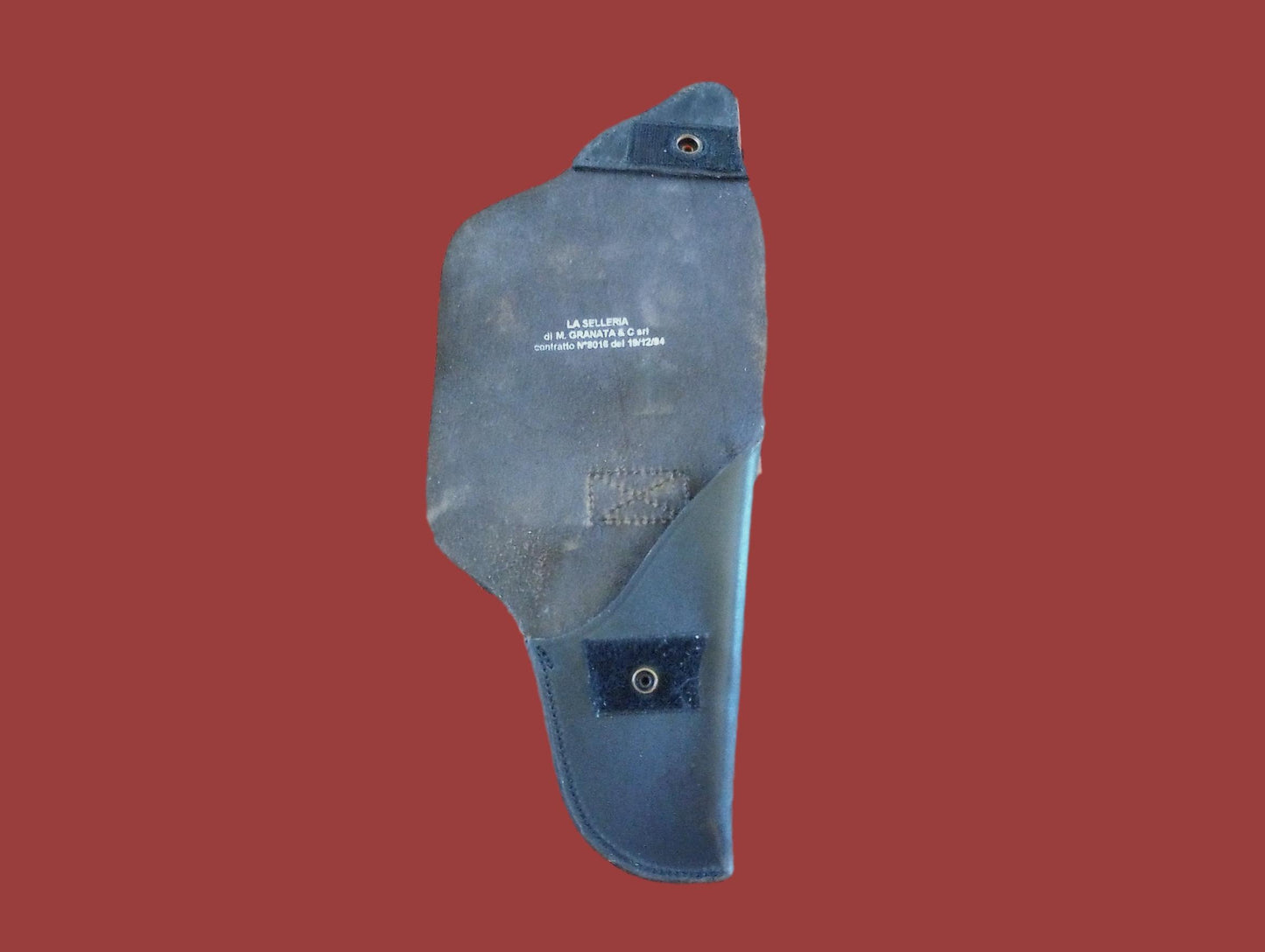 FRENCH MILITARY LEATHER HOLSTER SMALL FRAME AUTOMATIC ARMY SURPLUS