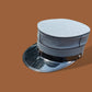 NEW GENUINE VINTAGE SWISS MILITARY KEPI HAT 1989 VINTAGE GRAY & BLACK