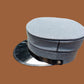 NEW GENUINE VINTAGE SWISS MILITARY KEPI HAT 1989 VINTAGE GRAY & BLACK