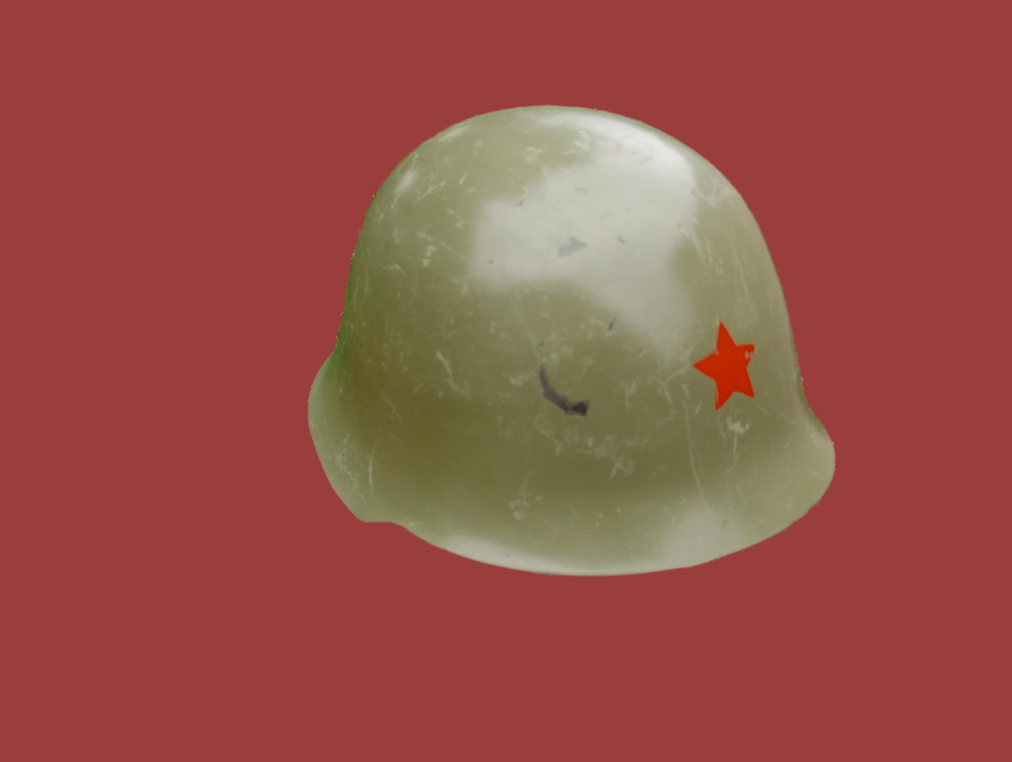 YUGOSLAVIAN COMBAT HELMET JNA YPA M59/85 YUGOSLAV PEOPLES ARMY RED STAR