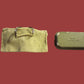 WWII U.S Army/USMC Khaki First Aid Pouch & Carlisle Tin Bandage M-1924