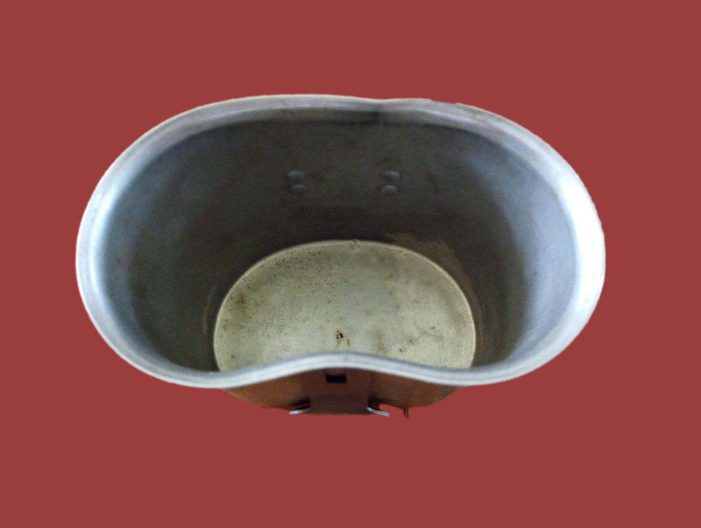 WWII U.S MILITARY CANTEEN CUP DATED 1944 STAMPED K.M CO ORIGINAL