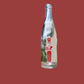 Vintage Chocolate Soldier Beverage 10oz Glass Bottle Rainbow Beverages Used