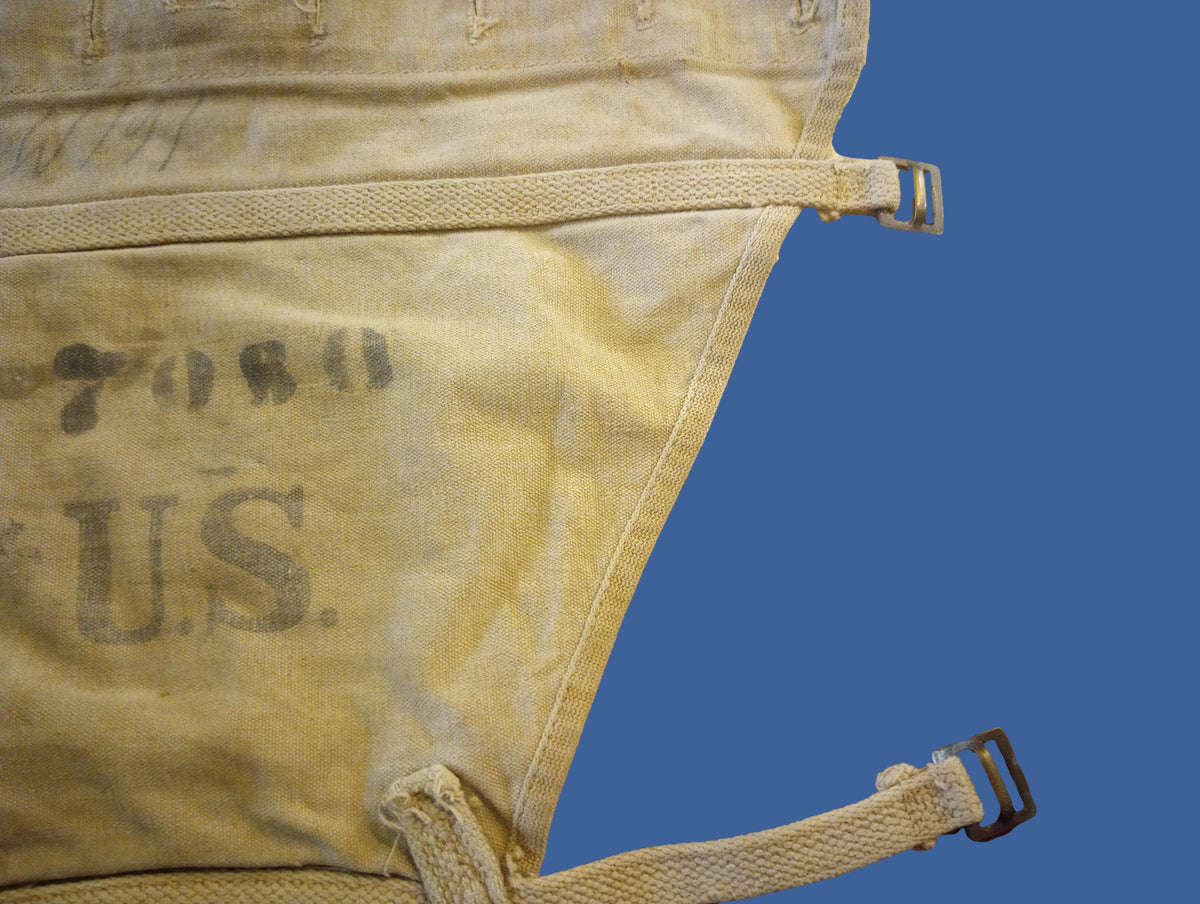 WWI U.S MILITARY M-1910 HAVERSACK PACK TAIL CARRIER KHAKI ARMY ORIGINAL