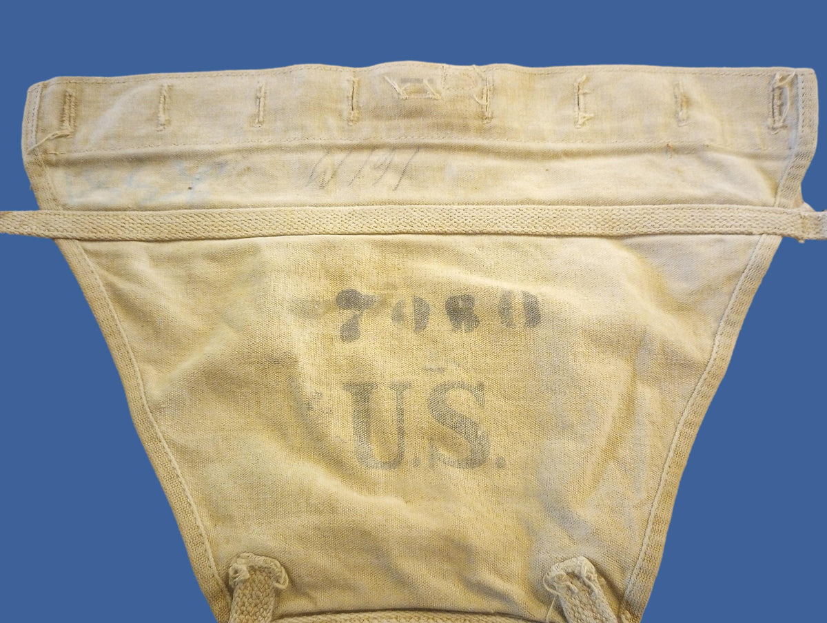 WWI U.S MILITARY M-1910 HAVERSACK PACK TAIL CARRIER KHAKI ARMY ORIGINAL