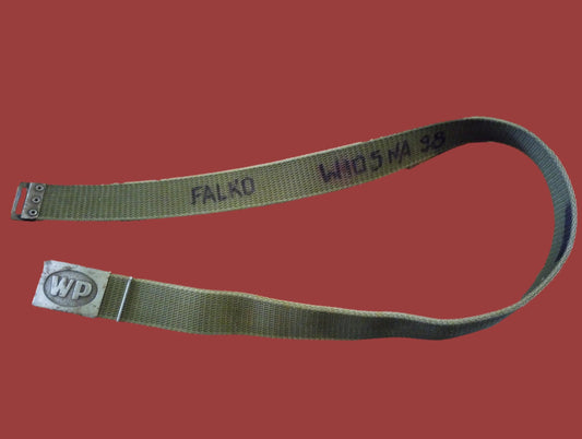 GENUINE POLISH MILITARY ARMY COMBAT PISTOL BELT AND BUCKLE