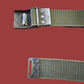 GENUINE POLISH MILITARY ARMY COMBAT PISTOL BELT AND BUCKLE