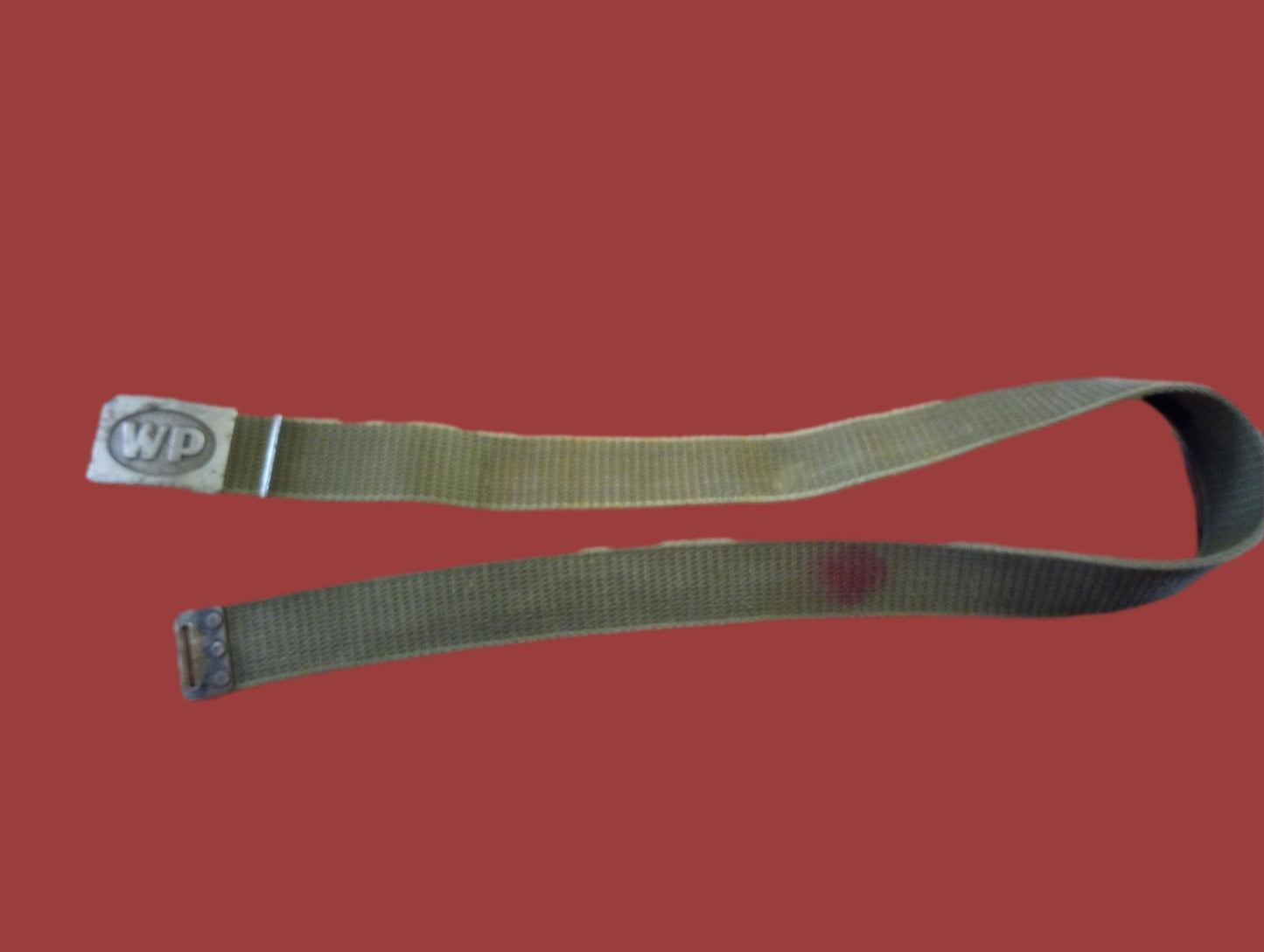 GENUINE POLISH MILITARY ARMY COMBAT PISTOL BELT AND BUCKLE