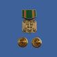 U.S MILITARY NAVY MARINE CORPS ACHIEVEMENT MEDAL HAT LAPEL PIN MINI SIZE 1 1/8"