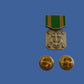 U.S MILITARY NAVY MARINE CORPS ACHIEVEMENT MEDAL HAT LAPEL PIN MINI SIZE 1 1/8"