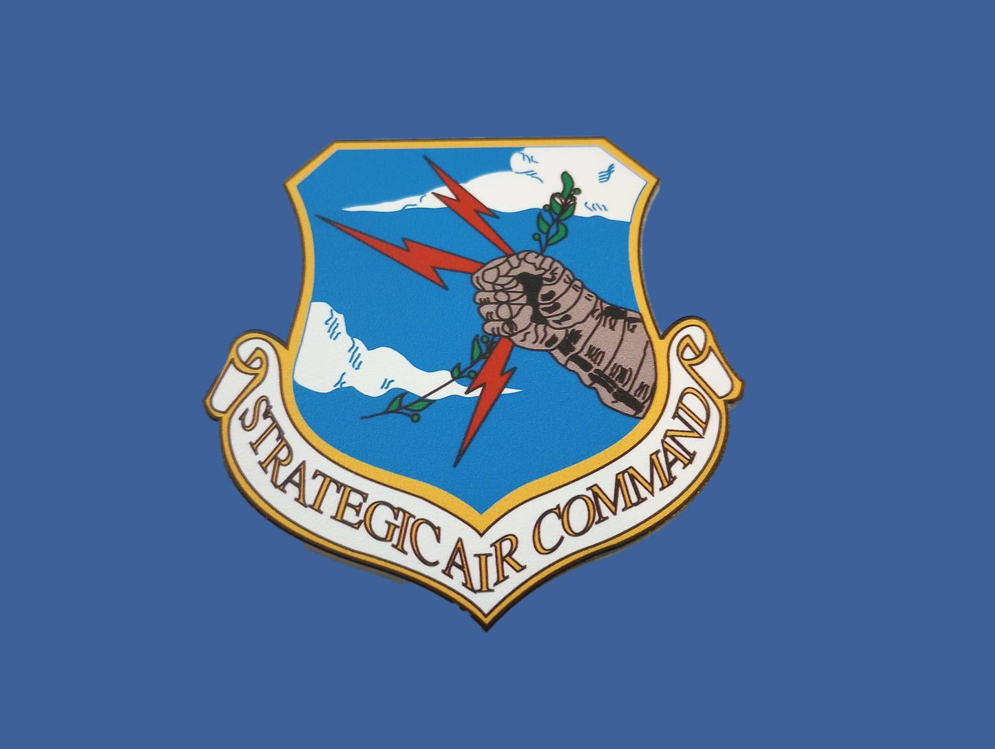 U.S MILITARY AIR FORCE STRATEGIC AIR COMMAND WINDOW DECAL STICKER 3.5" X 3.5"
