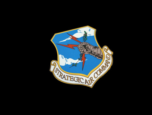 U.S MILITARY AIR FORCE STRATEGIC AIR COMMAND WINDOW DECAL STICKER 3.5" X 3.5"