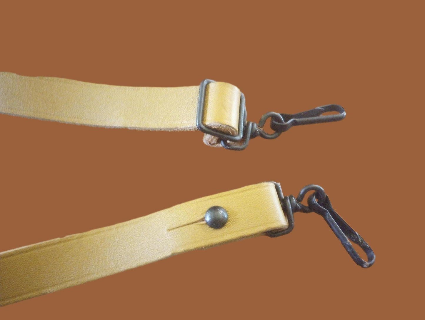 FRENCH MILITARY MAT BROWN LEATHER RIFLE SLING ARMY MAS RIFLE 49 & 49/54 GENUINE