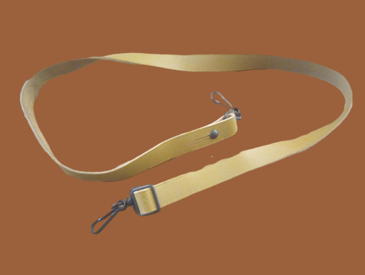 FRENCH MILITARY MAT BROWN LEATHER RIFLE SLING ARMY MAS RIFLE 49 & 49/54 GENUINE