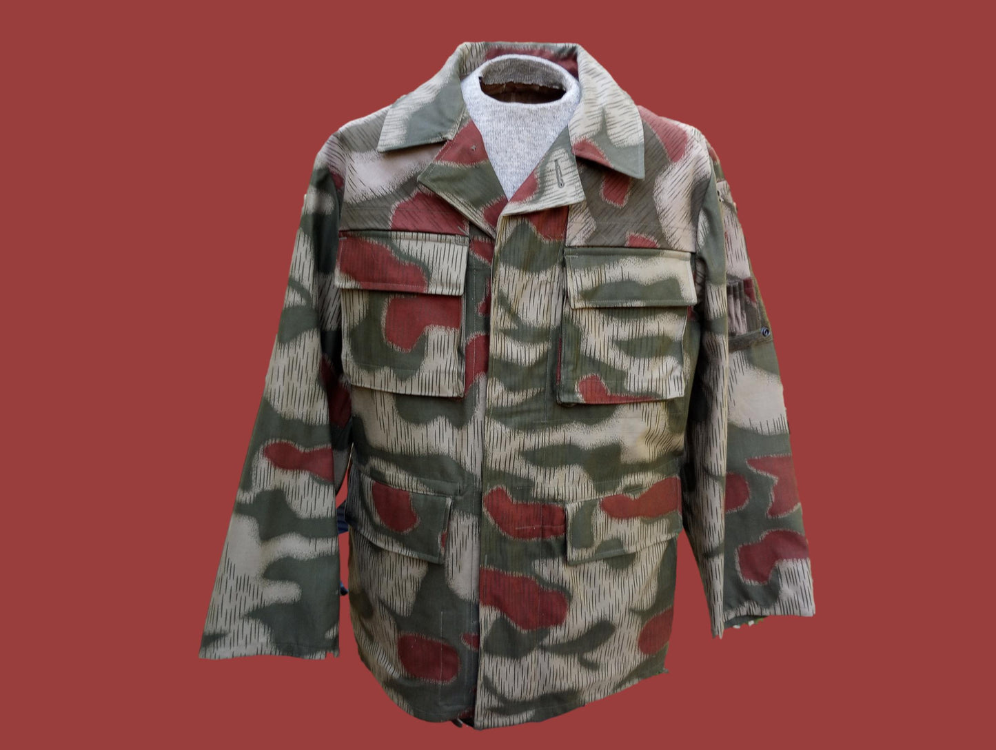 WEST GERMAN BGS SPLINTER CAMOUFLAGE BORDER GUARD JACKET GENUINE VINTAGE 1970's