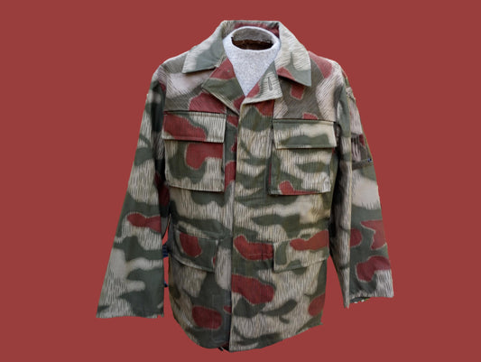 WEST GERMAN BGS SPLINTER CAMOUFLAGE BORDER GUARD JACKET GENUINE VINTAGE 1970's