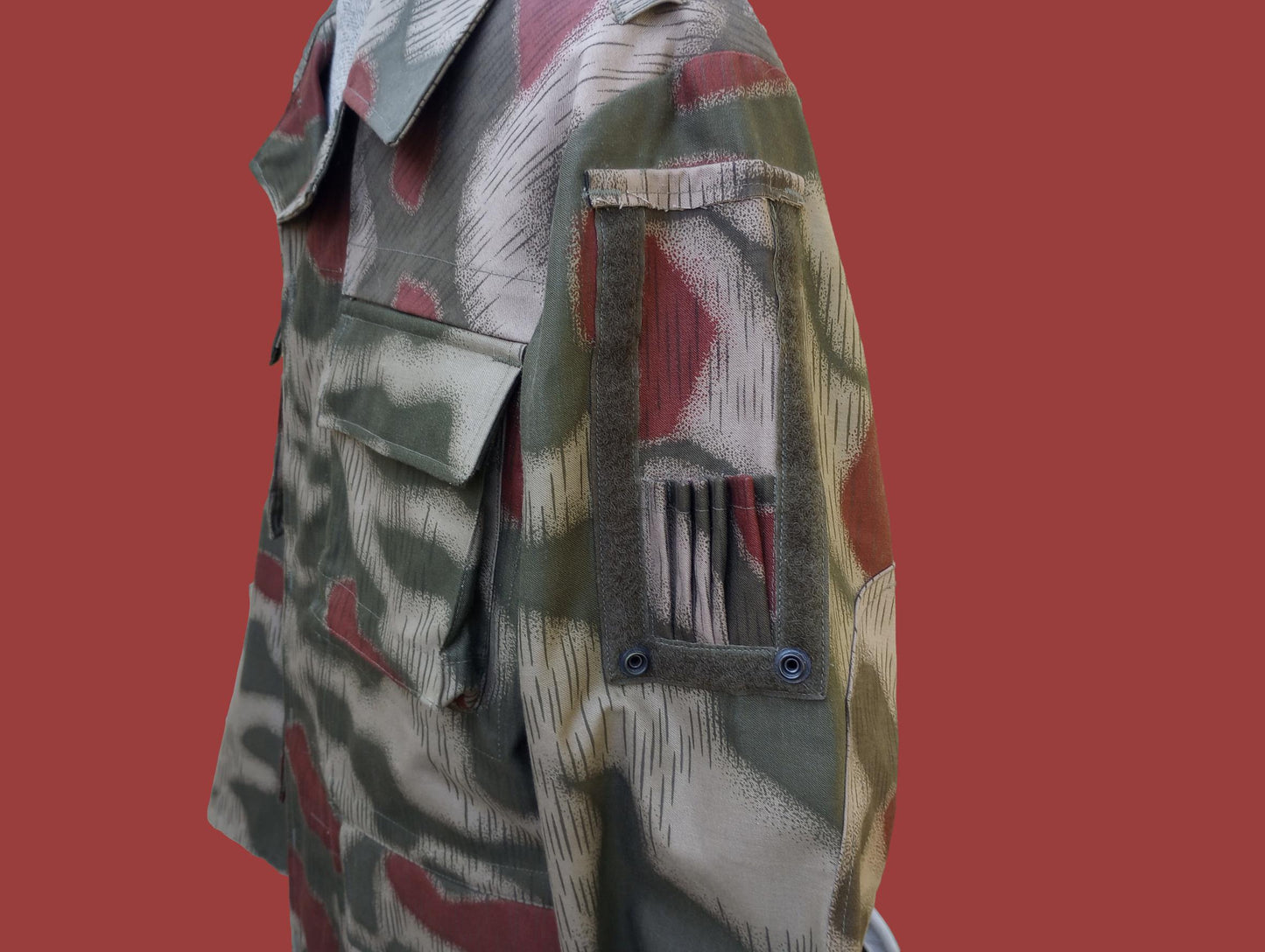 WEST GERMAN BGS SPLINTER CAMOUFLAGE BORDER GUARD JACKET GENUINE VINTAGE 1970's