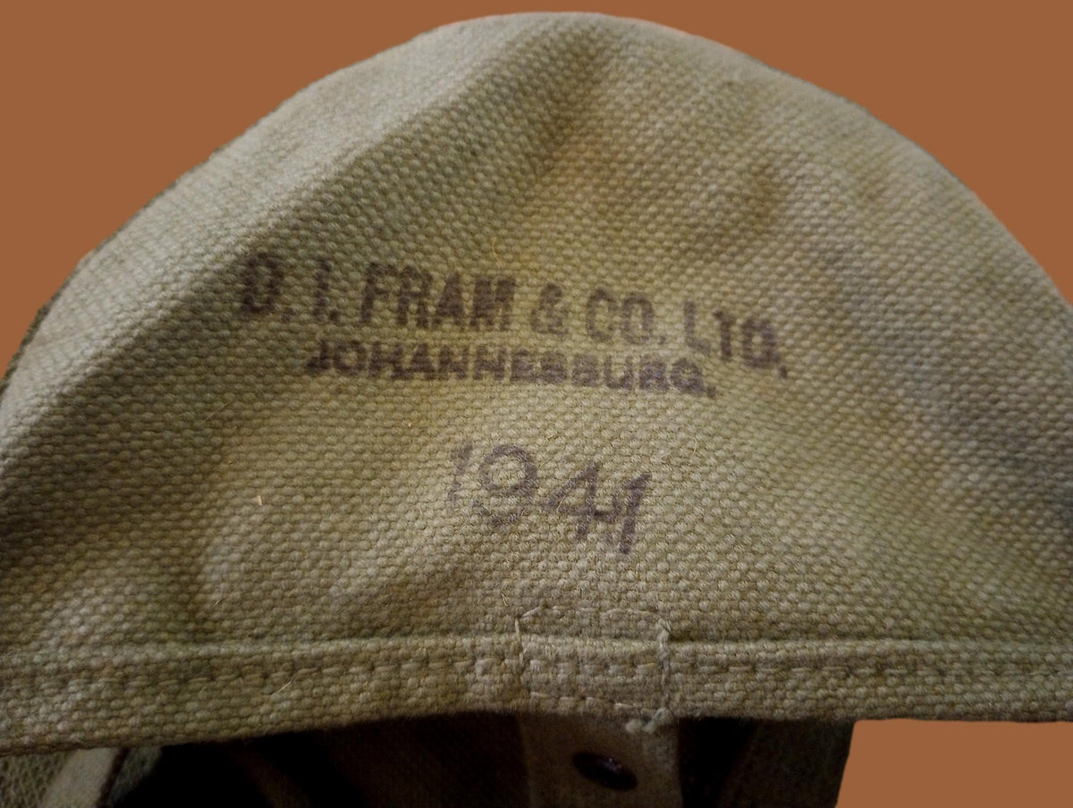 GENUINE WWII SOUTH AFRICAN LEWIS MACHINE GUN DRUM POUCH 1941 D I FRAM & CO