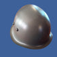 WWII ERA DANISH M/39 ROYAL GUARD HELMET WITH LINER AND LEATHER CHIN STRAP