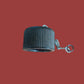 WWII U.S MILITARY CANTEEN BAKELITE CAP LID WITH CHAIN & CORK 1945 ALL ORIGINAL