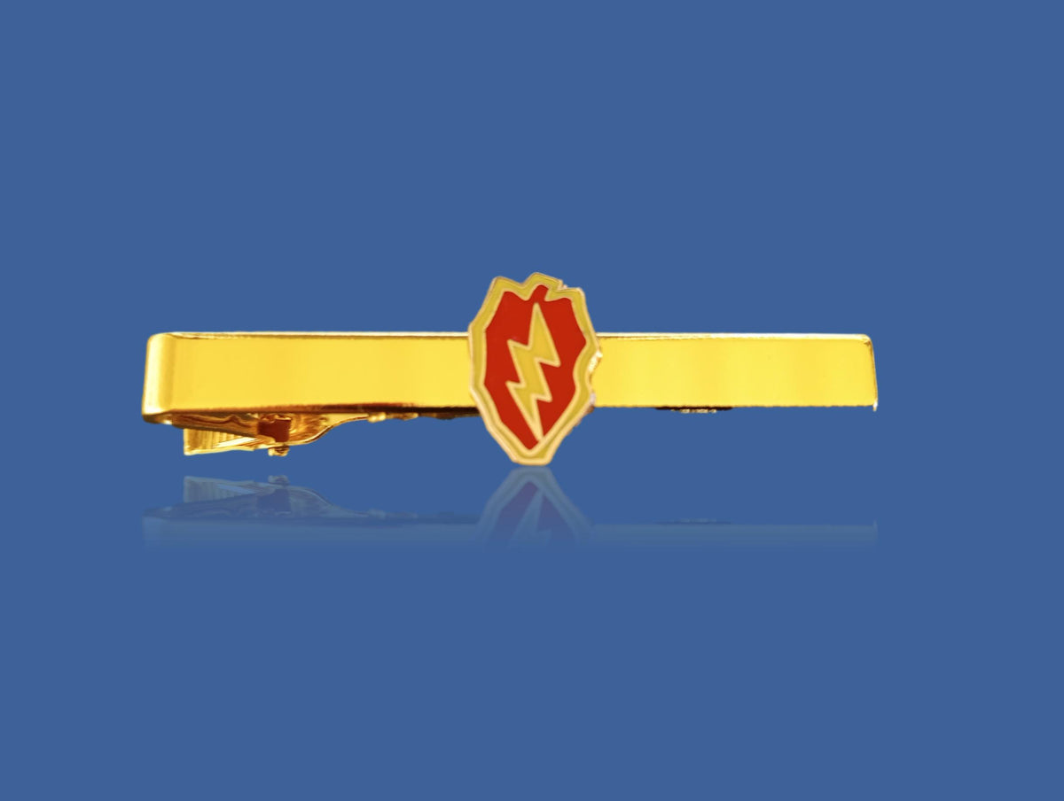 U.S MILITARY 25th DIVISION TIE BAR TIE TAC MADE IN THE U.S.A
