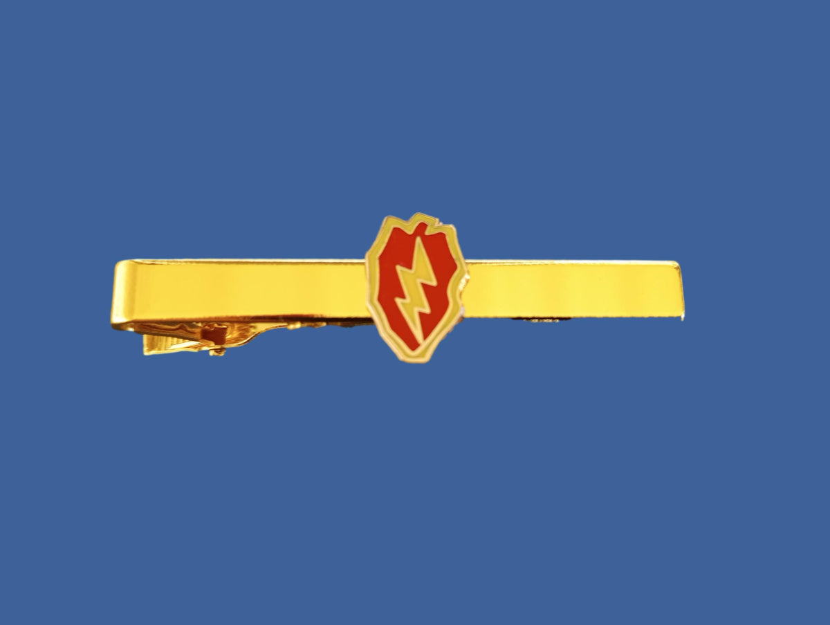 U.S MILITARY 25th DIVISION TIE BAR TIE TAC MADE IN THE U.S.A